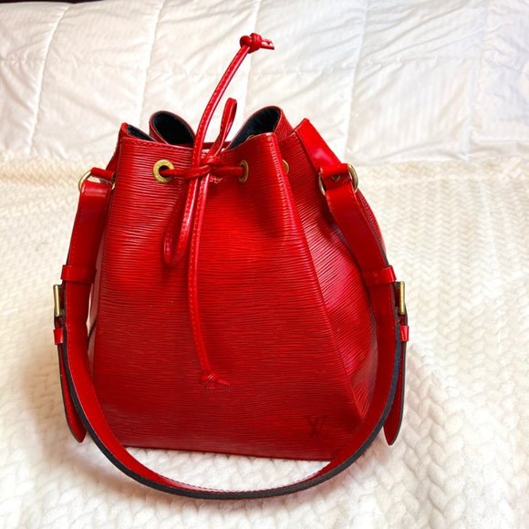 Louis Vuitton Red Epi leather bucket bag - Picture 1 of 14